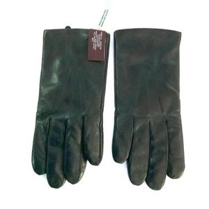 Black Brown Men’s Leather Gloves